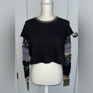 Freepeople Cropped long sleeve tee
